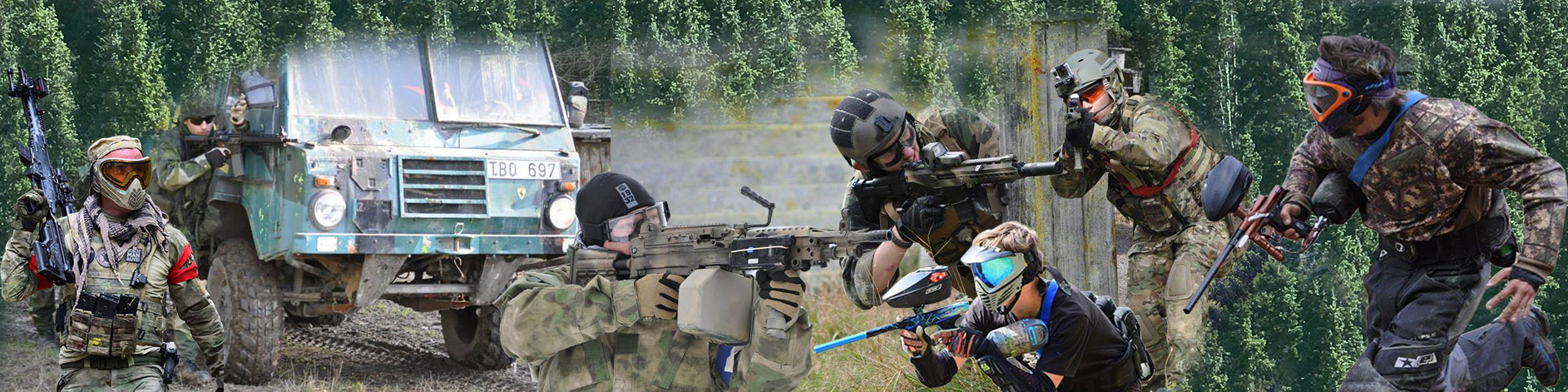 Spelsystem för Paintball och Airsoft